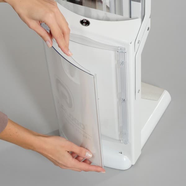 Espositore da terra richiudibile