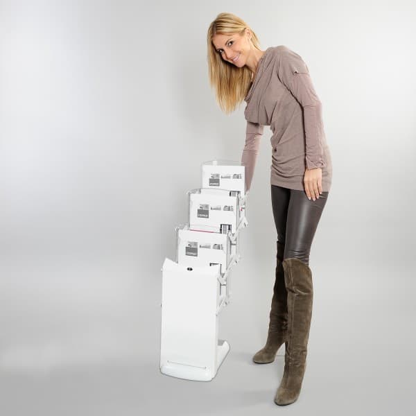 Espositore da terra richiudibile