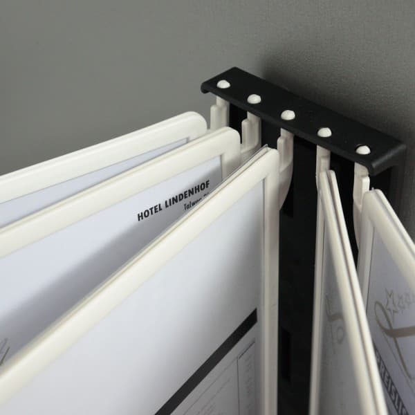 Dettaglio espositore da parete