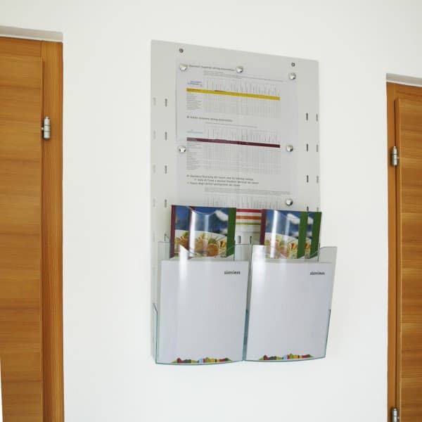 Magic board, portabrochure