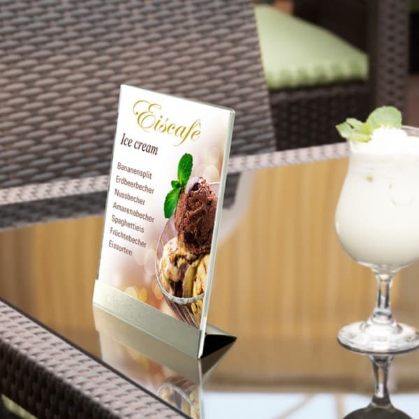 Portainformazioni per menu