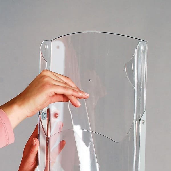 Divisore per portabrochure