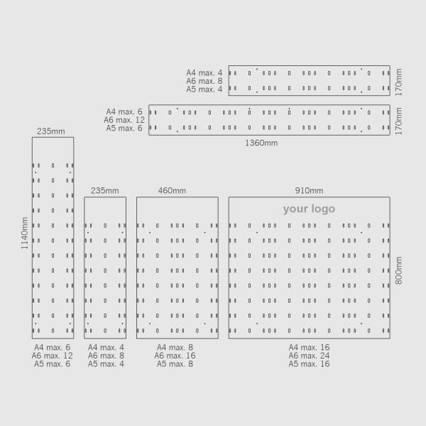 Scheda tecnica portabrochure