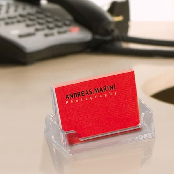 Porta biglietti da visita da banco