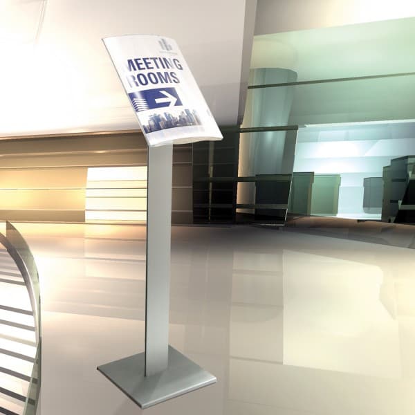 Bodendisplay für Einzelblatt-Info A4 oder A3 Pixquick floor