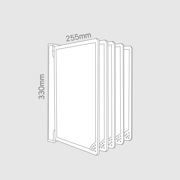 Scheda tecnica portainformazioni di parete