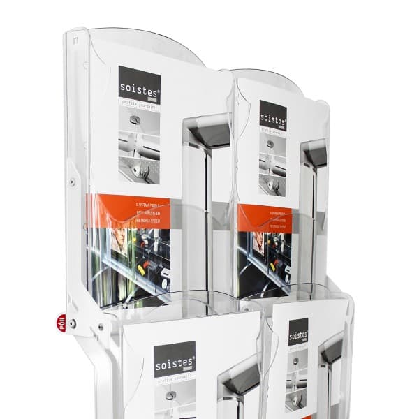 Espositore da terra richiudibile