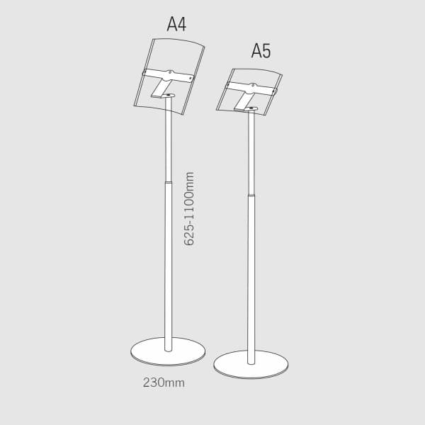 scheda tecnica espositore da terra swift