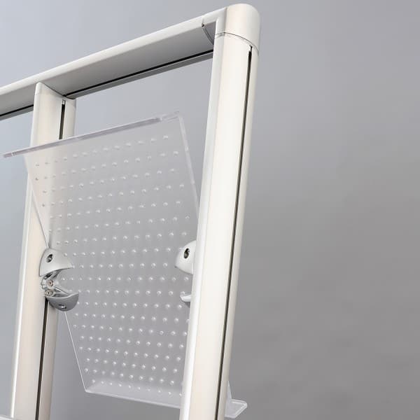 Espositore da terra retroilluminato