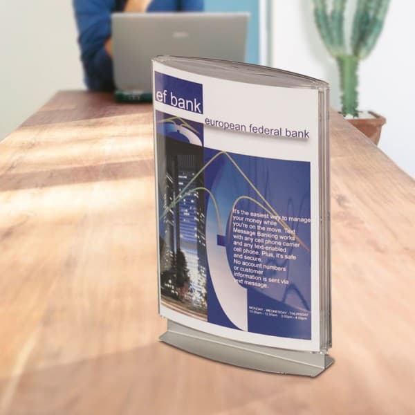 Espositore da banco bifacciale Pylon