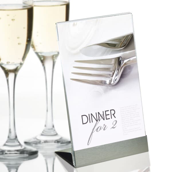 Base da incastro in acciaio inox spazzolato Snaprex