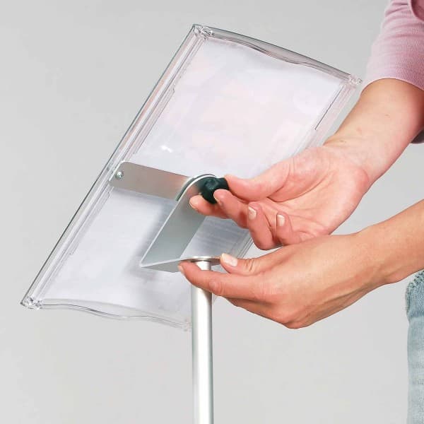 meccanismo retro espositore da terra swift