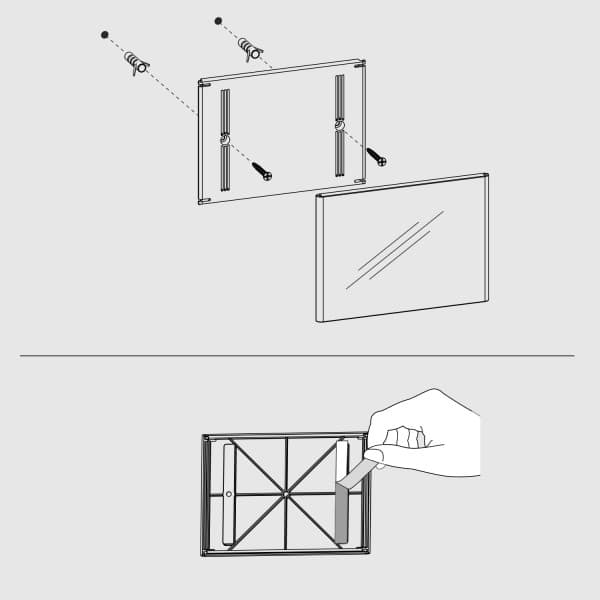 Technische Information display