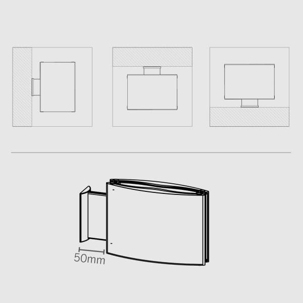 Technische Zeichnung Display